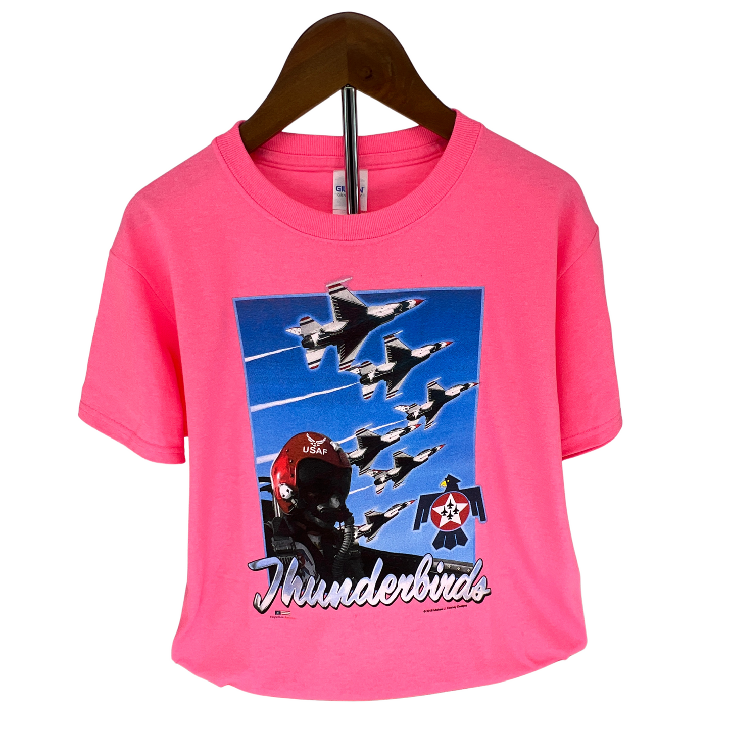 Thunderbirds Youth Tee - Pink
