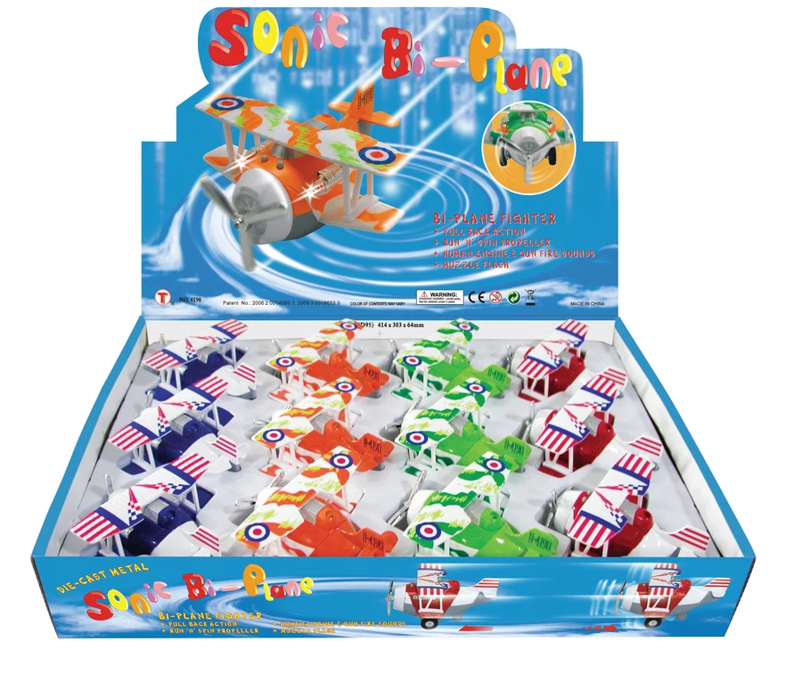 WowToyz Sonic Biplane Pullback with Lights & Sounds