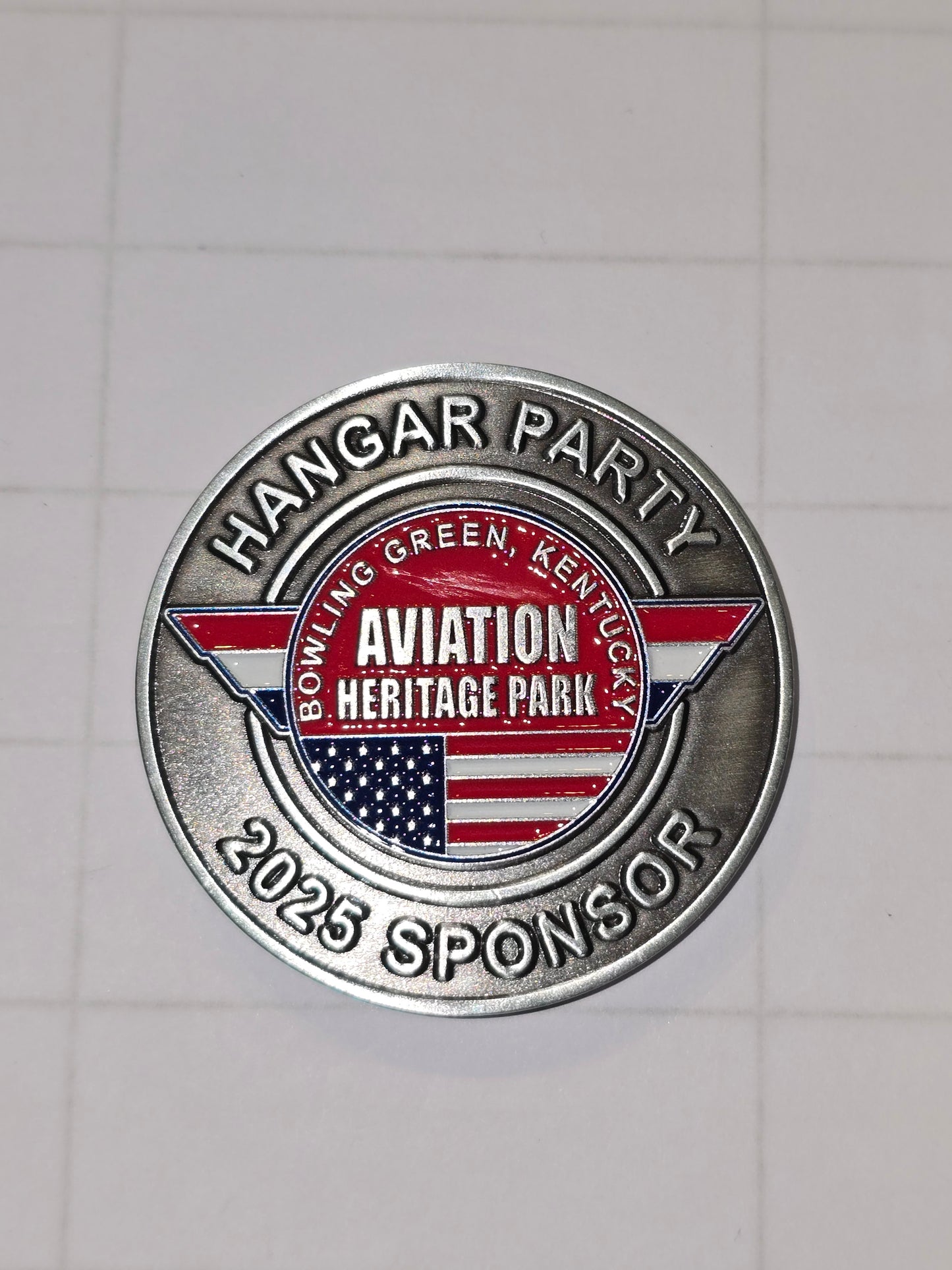 Hangar Party 2025 Sponsor Challenge Coin
