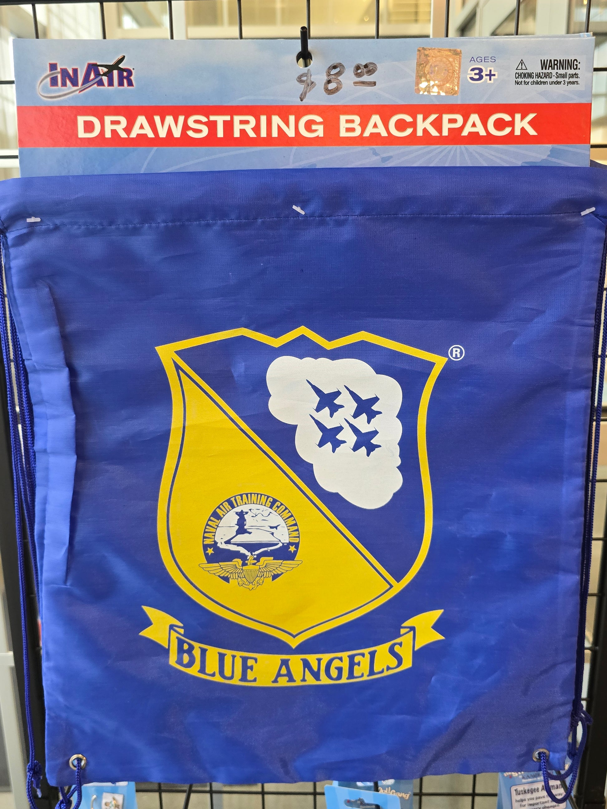 Blue Angels Drawstring Pack