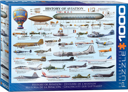 History of Aviation 1,000-Piece Jigsaw Puzzle