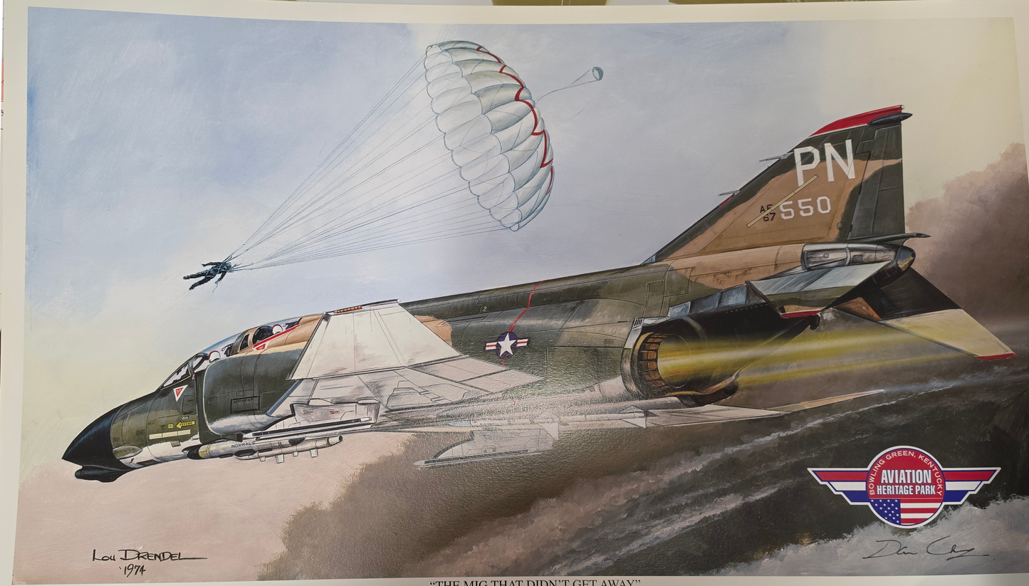 "The MiG that didn't get away" art print
