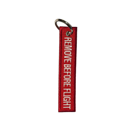 "Remove Before Flight" Key Tag